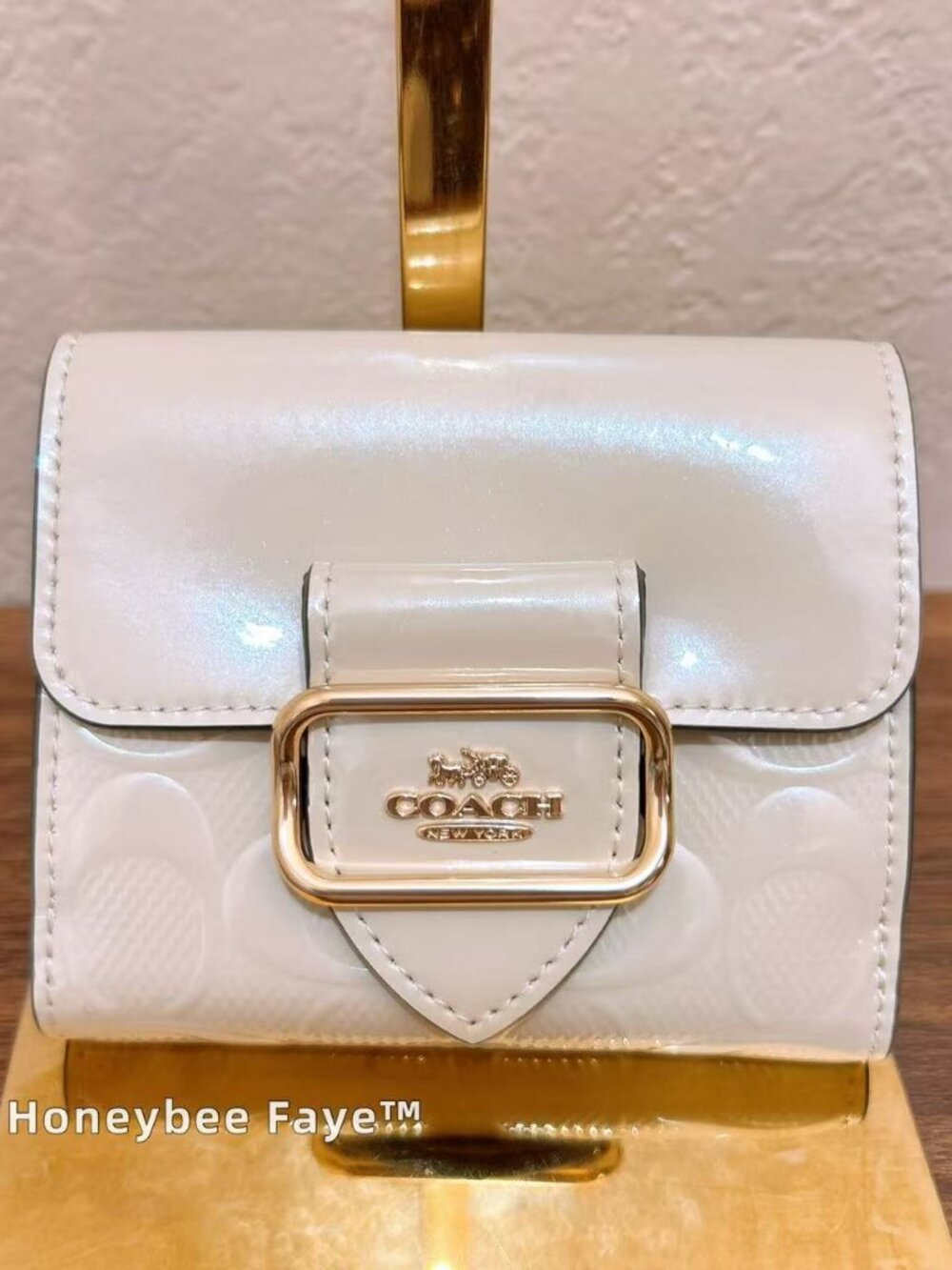 NWT Coach Small Morgan Wallet In Signature Leather CT987